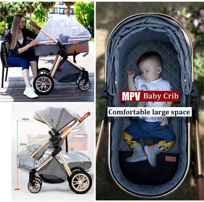 3 in 1 Baby Stroller